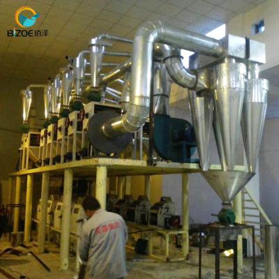 China Food Flour Mill Grinding Machine 24 Ton Industrial Corn Flour Mill Plant Corn Milling And Packaging Machine for sale