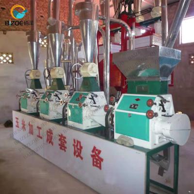 China Food Flour Mill Grinding Machine 24 Ton Corn Flour Mill Plant Industrial Corn Flour Milling Machinery for sale