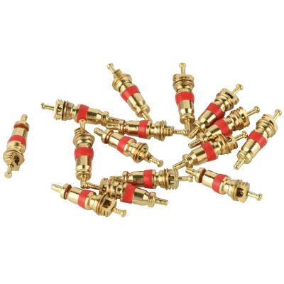 China 100PCS/Bag Tire Brass Valve Tubeless Brass Valve Core 9001/9002/9003/9004 For All Types for sale