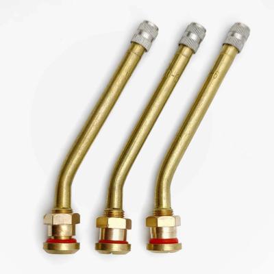 China Brass Tubeless Type V3-20-6 Brass Air Tire Valve For Bus / Truck for sale