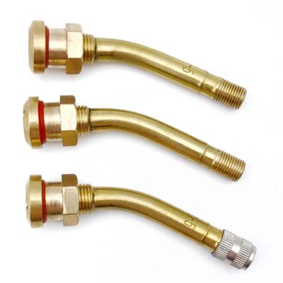 China Brass Tire Repair Tools V3-20-5 Metal Brass Tubeless Valves For Bus Truck for sale