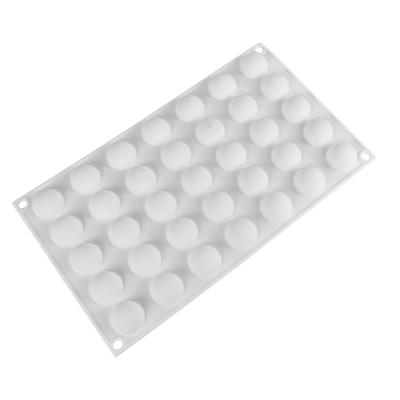 China Viable Square Oval Mold Silicone Molds Food Safe Cake Chocolate Molds With Flowing Heart Filling Ice Tray for sale