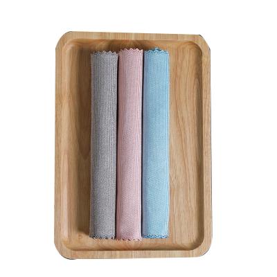 China Sustainable Microfiber Net Cleaning Cloth Rags Dish Clean Towel For Windows Quickly Clean Mirrors for sale