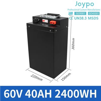 China 60V Electric Scooter Lithium Battery 20AH 30AH 40AH 50AH For 2 / 3 Wheels Vehicle for sale