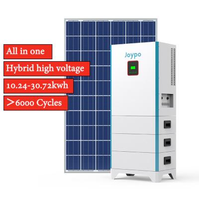 China Home Lithium Battery ESS Energy Storage System With Hybrid Inverter Solar Panels for sale