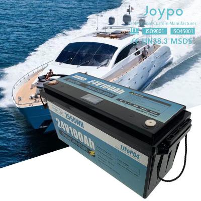 China Deep Cycle LiFePO4 24 Volt Lithium Marine Battery For Trolling Motor for sale