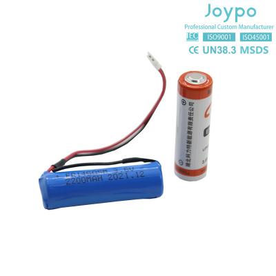 China Zylindrische AA ER14505M 3.6V Lithiumbatteriezelle 2000mAh mit niedriger Selbstentladung zu verkaufen