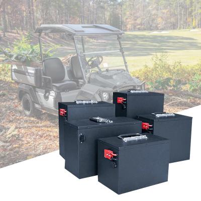 China 4000 Cycle LiFePO4 Golf Cart Lithium Battery Power Solution 48V 120Ah for sale