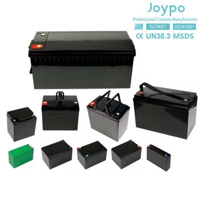 China Joypo 12V Lithium Iron Phosphate Battery Support Serial Connection for RV and Marine for sale