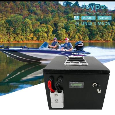 China Joypo 36V 100Ah Marine Trolling Motor Battery Long Cycle Life LiFePO4 Lithium Battery For Bass Boats for sale