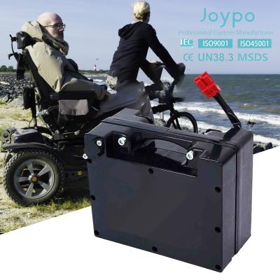 China Lightweight Rechargeable 24V 10Ah Lithium Ion Battery Pack for Mobility Scooters for sale