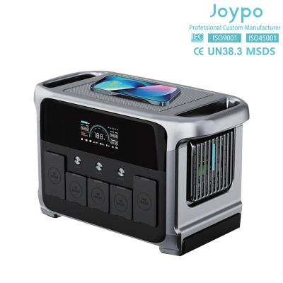 China 1200W Wireless Charging Portable Power Solar Generator With Lithium Iron Phosphate Batteries for sale