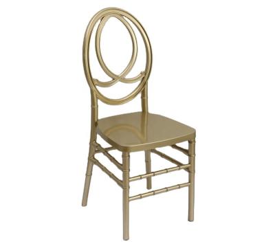 China factory supply UV-resistant gold wedding resin phoenix chair event chair for rental for sale