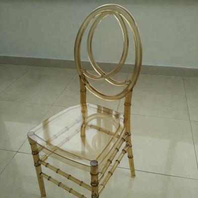 China Factory supply wholesale UV-resistant clear acrylic dining chair for sale