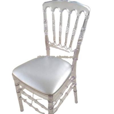 China Plastic Resin Popular Outdoor Napoleon Diamond Wedding Chair UV-Resistant for sale