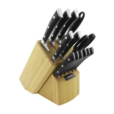 China Hot Viable Selling 14 Pieces Kitchen Knife Set Professional Stainless Steel Kitchen Tableware Kitchen Knives for sale