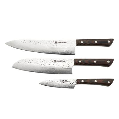 China Viable Damascus Kitchen Knife Set for sale