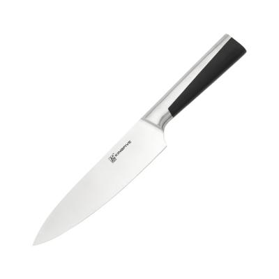 China 8 Inch Handle Kitchen Knife Simple Stainless Steel ABS Plastic Sustainable Chef Knife Cutting Food for sale