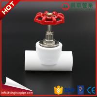 China Non Toxic PPR Stop Valve Heat Preservation Low Thermal Conductivity for sale