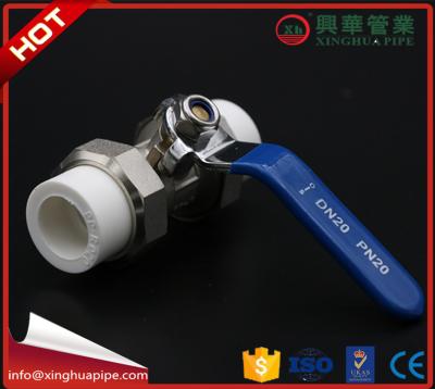 China Casting Technics PPR Ball Valve , Ball Gate Valve High Temperature Resistance for sale