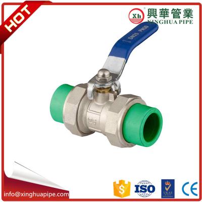 China Water Control Brass Ball Valve Ppr Double Union Ball Cock Flange Connection for sale