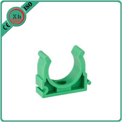 China Reliable PPR Plastic Fittings , Decorative Insulated Pipe Clamps Dn20 - Dn 63mm for sale