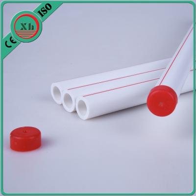 China Cold And Hot Plastic PPR Pipe 2 - 10 Mm Thickness White / Green / Grey Color for sale