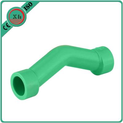 China Practical PPR Plastic Fittings Bypass Bend , Short Radius Inspection Bend Pipes for sale