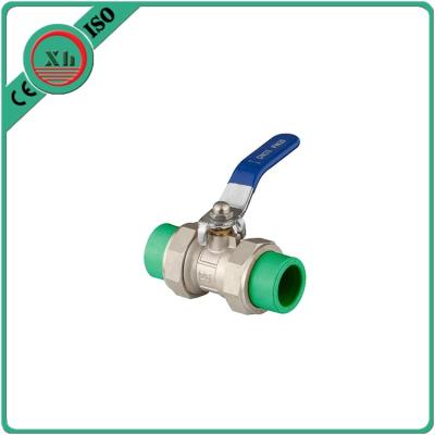 China High Pressure PPR Ball Valve Brass Drain Cock 20 Mm - 63 Mm Welding Connection for sale