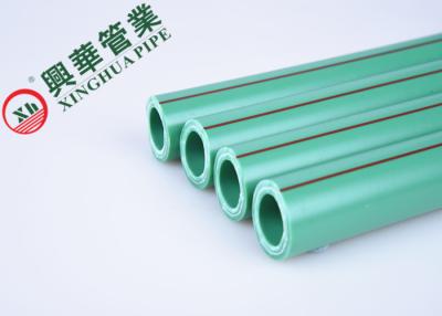 China Green / White PPR Aluminum Pipe Polypropylene Raw Material Easy To Install for sale