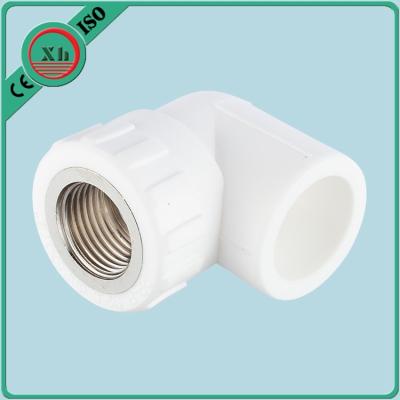 China Hexagonal Female PPR Elbow With Thread Recyclable Material Drinking Water Supply for sale