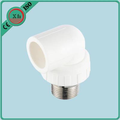 China Ppr 20mm - 25mm 90 Degree Threaded Elbow for sale