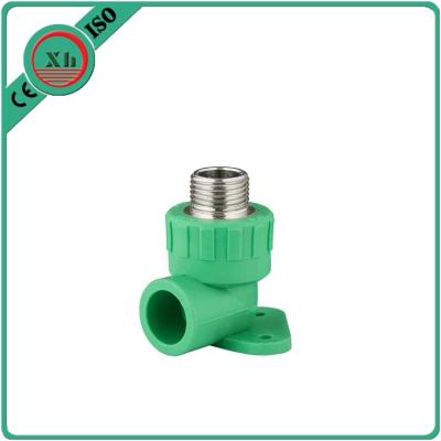 China Plumbing Material PPR 90 Degree Threaded Elbow Heat Preservation Sound Insulation for sale