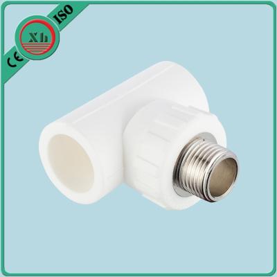 China High Flow Speed Male Threaded Tee Heat Preservation Simple Installation for sale