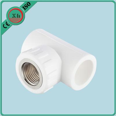 China Lightweight PPR Female Threaded Tee , PPR Reducing Tee Pipe Fitting for sale