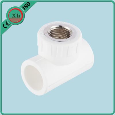 China Economic Ppr Female Threaded Tee Sound Insulation For Cold And Hot Water for sale