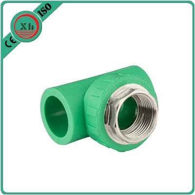 China Polypropylene PPR Female Threaded Tee 16 - 32 MM Size Corrosion Resistant for sale