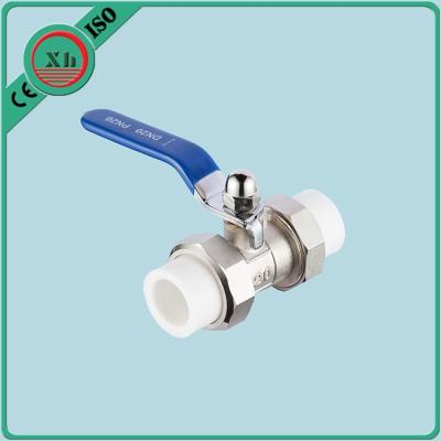 China Heat Preservation Ppr Double Union Ball Valve Corrosion Resistant Fusion Welding for sale