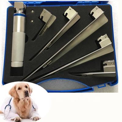 China Rescue Center Veterinarian Used Animal Anesthesia and Rescue Apparatus LED Light Source Intubation Bulb Laryngoscope for sale