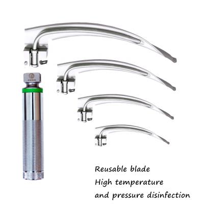 China Assist Doctor To Intubation Anesthesia Intubation Fiber Optic McCoy Laryngoscope Blades Set Price For Intubation for sale