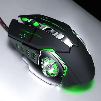 China Factory Wholesale Comfortable 2020 Gaming Mouse Desktop Computer Glowing Cable Mouse for sale