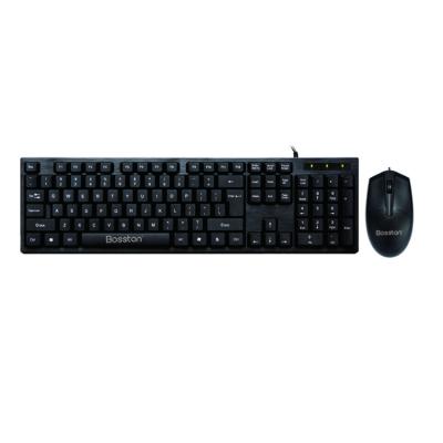 China Home Office Plug and Play Universal Wired Keyboard and Mouse Set Power Saving Mouse and Keyboard Combo for sale