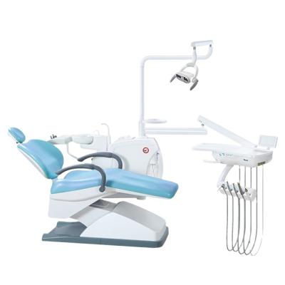 China Foshan comfotable metal dental chair of unit spare parts price left hand type with CE, ISO dental chairs for sale for sale