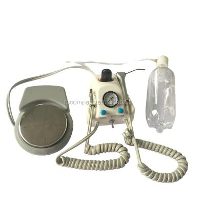 China Metal Cover Plastic Type Portable Dental Turbine With Foot Pedal for sale