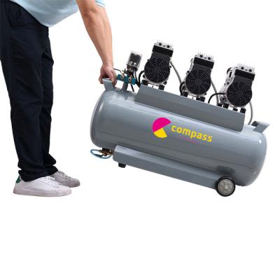 China High Quality Mini Air Compressor Oil Free Tanks Portable Dental Air Compressor Silence Oil Free Air Compressor for sale