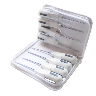 China High Quality Dental Root Canal Therapy Stainless Steel Root Elevators With Plastic Handle Surgical Material Instrument for sale