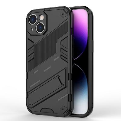 China Shockproof Punk Kickstand Armor Shockproof Cover For iPhone X xr 11 Pro Max Rubberized Hybrid Protective Phone Case 12 14 15 For xiaomi for sale