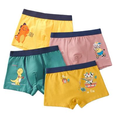 China Breathable Polyester Boy's Boxer Shorts For Boy's Boxer Instructions ODM Multi Wholesale Big 100000 Washable Kids Underwear Factory Colors Cartoon for sale