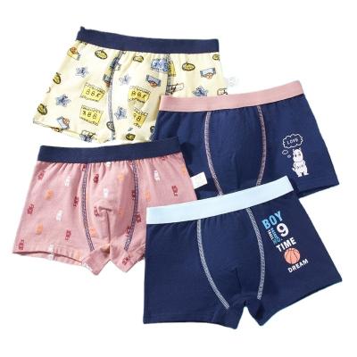 China Handsome Breathable Children's Underwear Wholesale Children's Underwear Cartoon Boys Briefs ODM Support ODM Support Washable Active Colorfast for sale