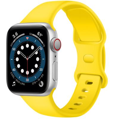 China Hot Selling Smart Watch Rubber Bands Fashion Hot Selling Silicone Sport Band For Apple Watch Series for sale